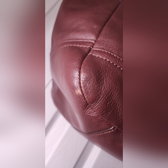 Coach Sienna Park Carrie Brown Shoulder bag Pebbled Leather 2013 Purse Hobo - Picture 4 of 15